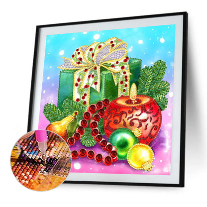 Christmas Present 30*30CM(Canvas) Special Shaped Drill Diamond Painting