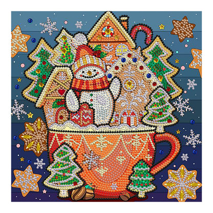 Christmas Refreshment - Special Shaped Drill Diamond Painting 30*30CM