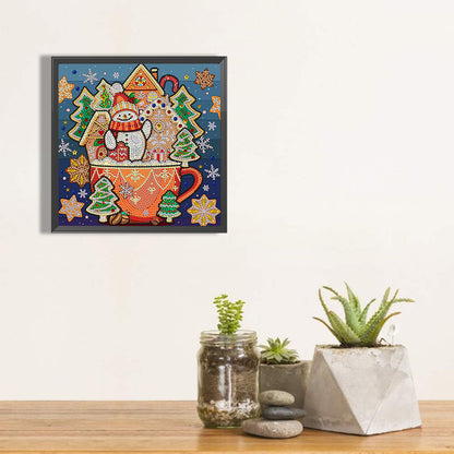 Christmas Refreshment - Special Shaped Drill Diamond Painting 30*30CM