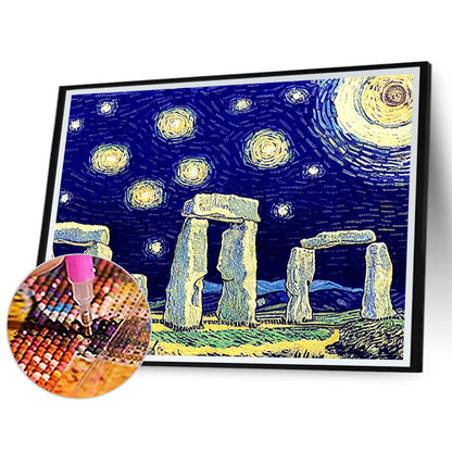 Stonehenge - Full Round Drill Diamond Painting 50*40CM