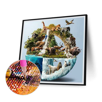 Animal Planet - Full Square Drill Diamond Painting 50*50CM
