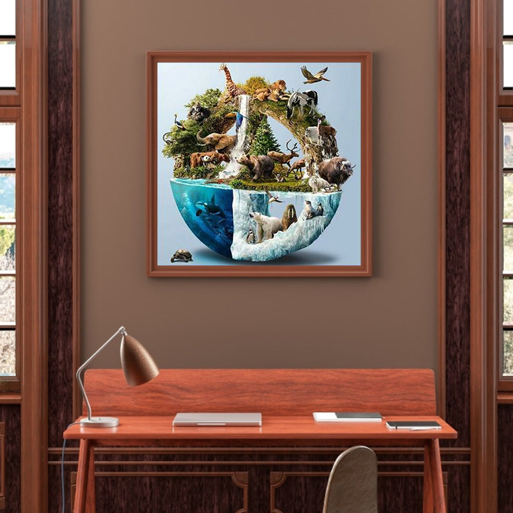 Animal Planet - Full Square Drill Diamond Painting 50*50CM