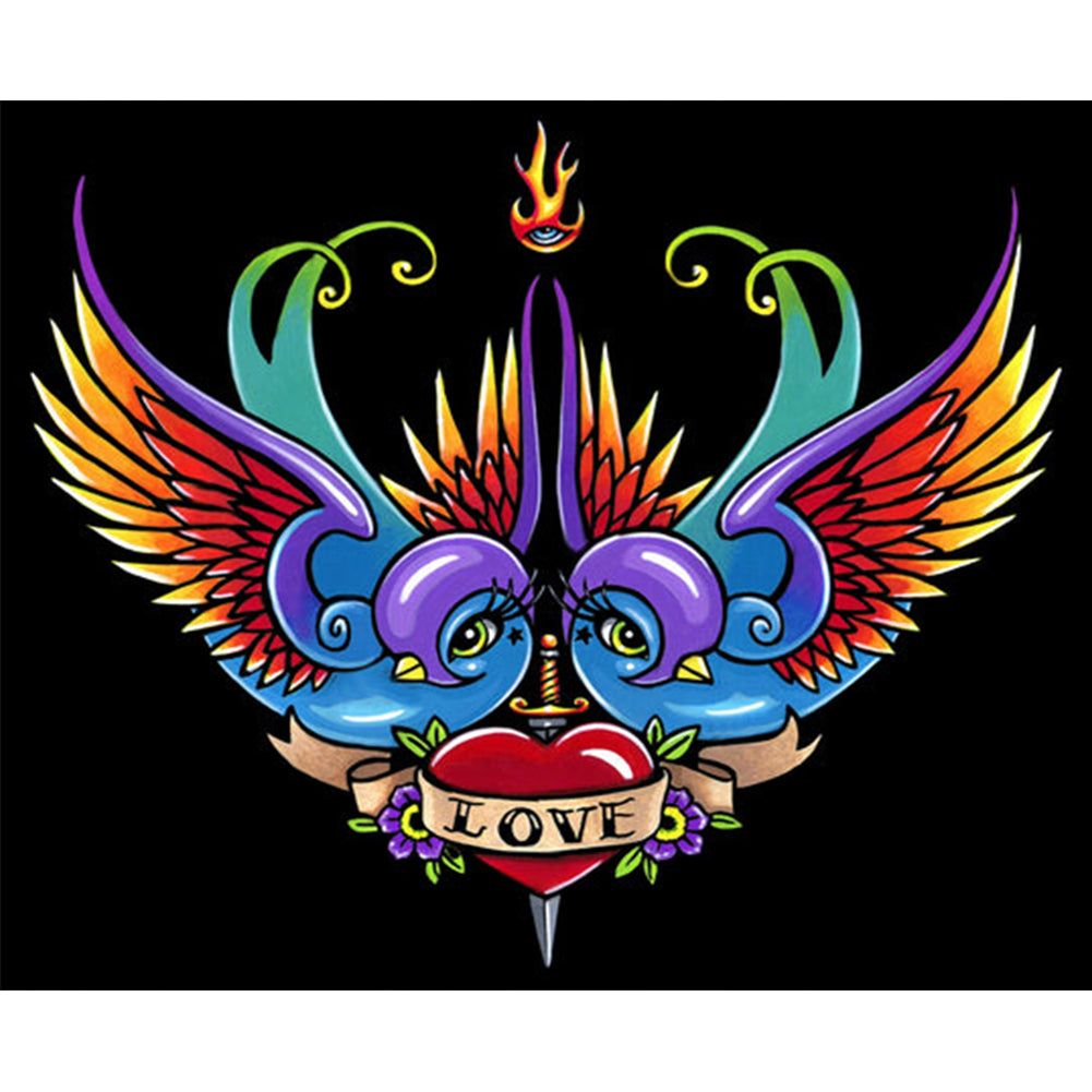 Asuka Love - Full Round Drill Diamond Painting 40*30CM