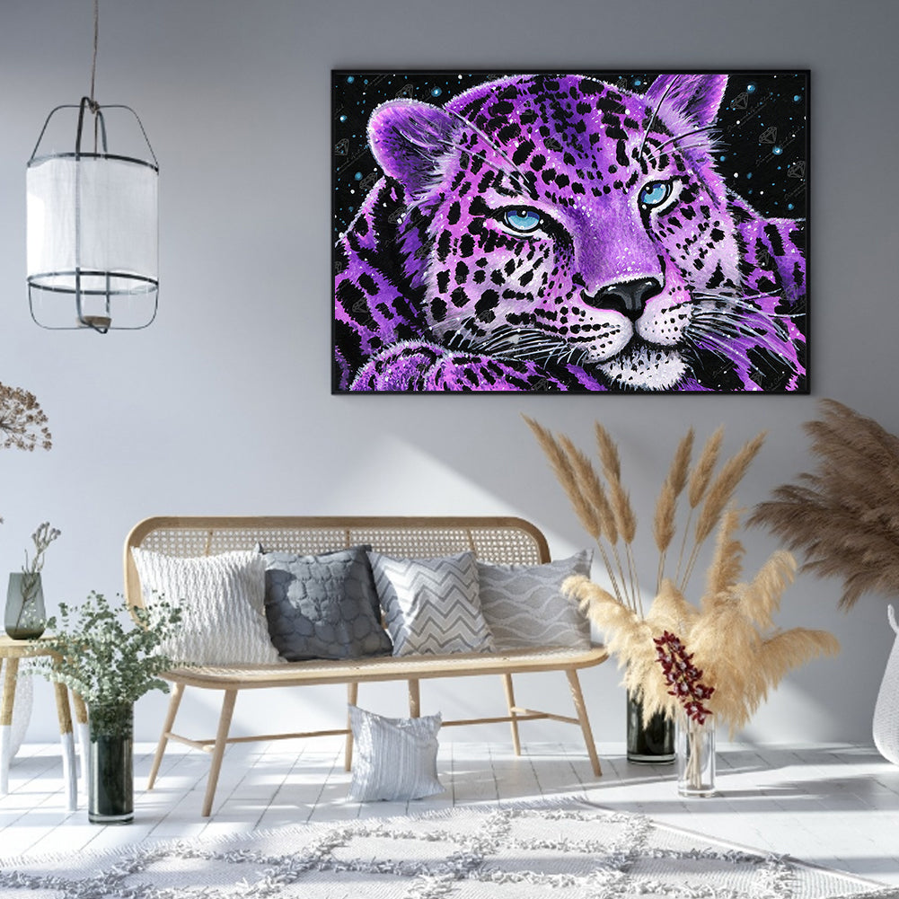 Tiger - Full Round Drill Diamond Painting 40*30CM