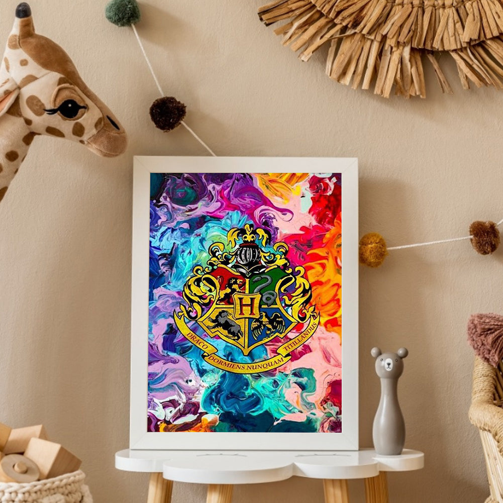 Harry Potter Badge - Full Square Drill Diamond Painting 50*60CM