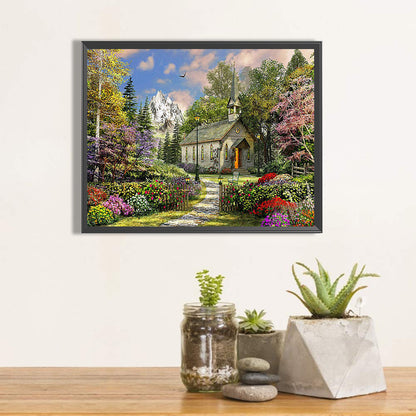 Village Houses - Full Round Drill Diamond Painting 50*40CM