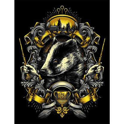 Harry Potter Hufflepuff House - Full Round Drill Diamond Painting 50*60CM