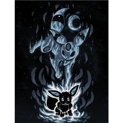 Moon Eevee - Full Round Drill Diamond Painting 40*50CM