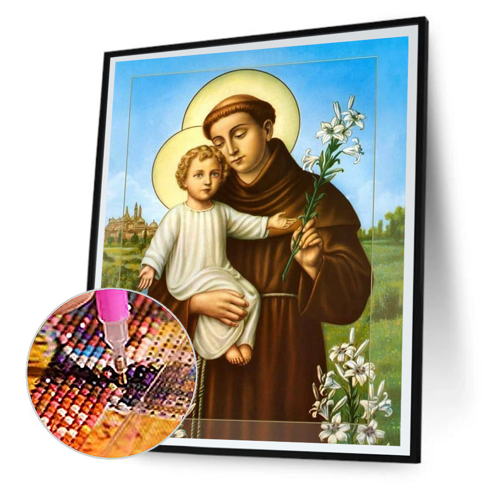 Jesus Godfather - Full Round Drill Diamond Painting 40*50CM