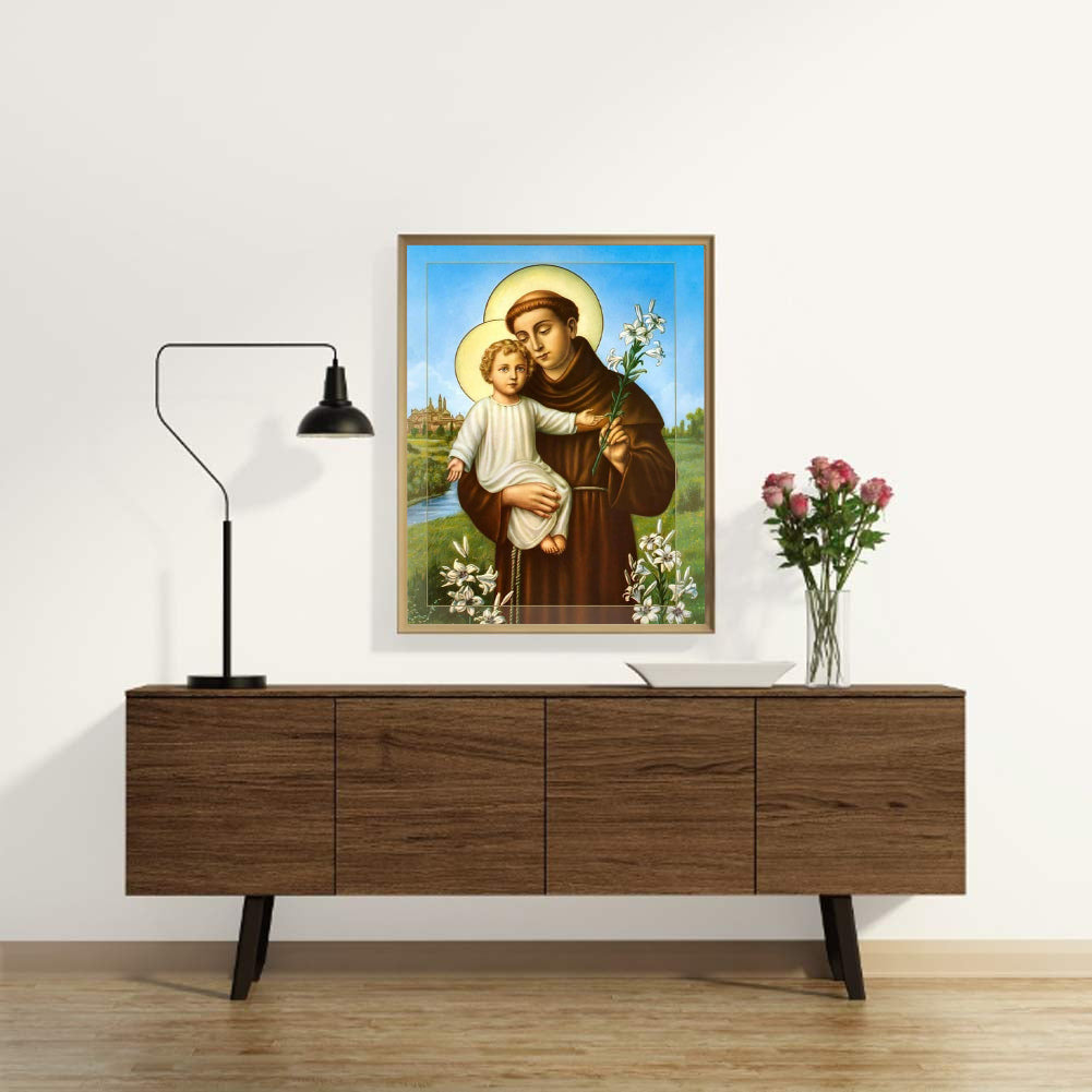 Jesus Godfather - Full Round Drill Diamond Painting 40*50CM