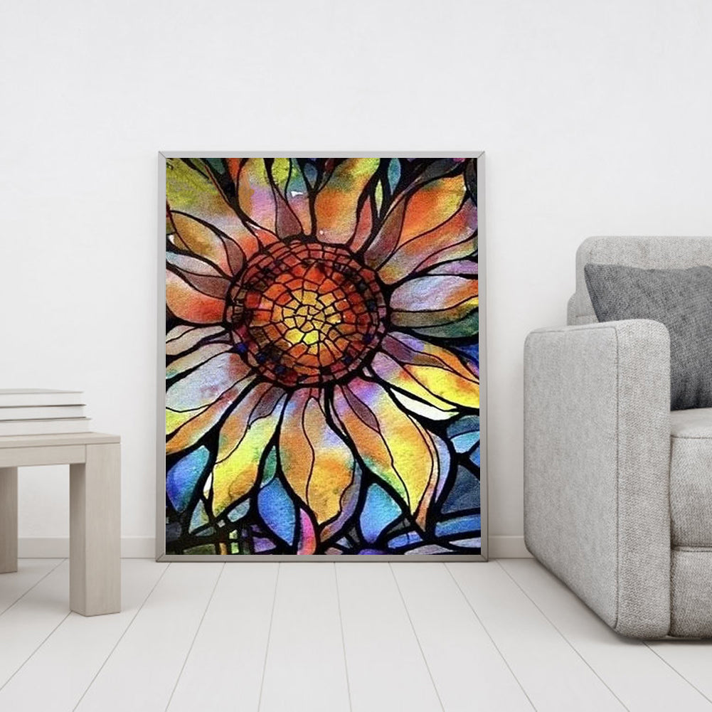 Sunflower - Full Round Drill Diamond Painting 40*50CM