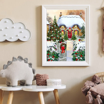 Christmas Garden - Full Round Drill Diamond Painting 40*50CM