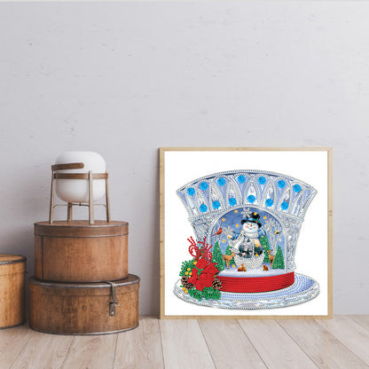 Christmas Snowman - Special Shaped Drill Diamond Painting 30*30CM