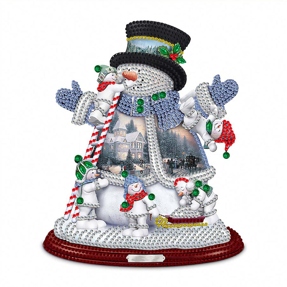 Christmas Snowman - Special Shaped Drill Diamond Painting 30*30CM