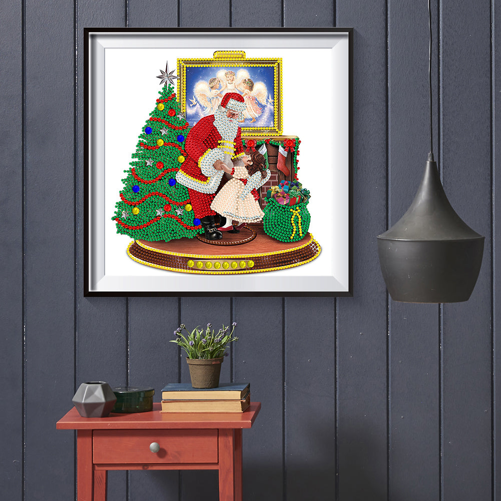 Santa Claus - Special Shaped Drill Diamond Painting 30*30CM