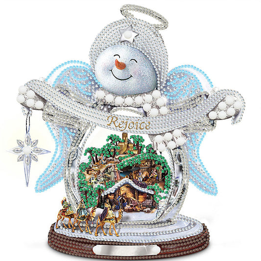 Christmas Snowman - Special Shaped Drill Diamond Painting 30*30CM