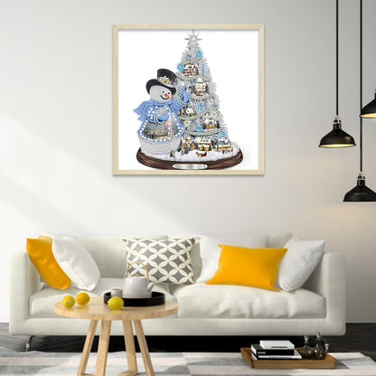 Christmas Snowman - Special Shaped Drill Diamond Painting 30*30CM