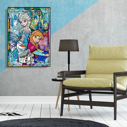 Ice Queen - Special Shaped Drill Diamond Painting 30*40CM