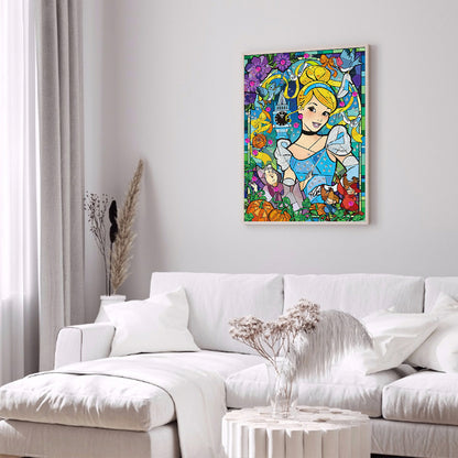 Princess Cinderella - Special Shaped Drill Diamond Painting 30*40CM