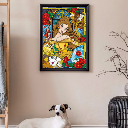 Princess Belle - Special Shaped Drill Diamond Painting 30*40CM