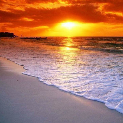 Sunset Sunset - Full Square Drill Diamond Painting 30*30CM