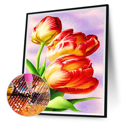 Tulip - Full Round Drill Diamond Painting 30*40CM