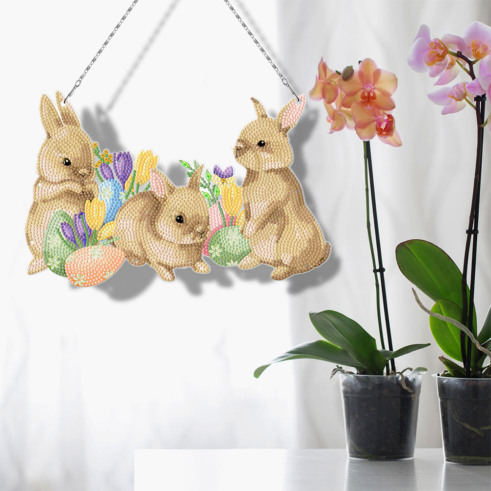 5D Floral Animal Pendant Cute DIY Packing Decor for House Decoration Craft Gifts