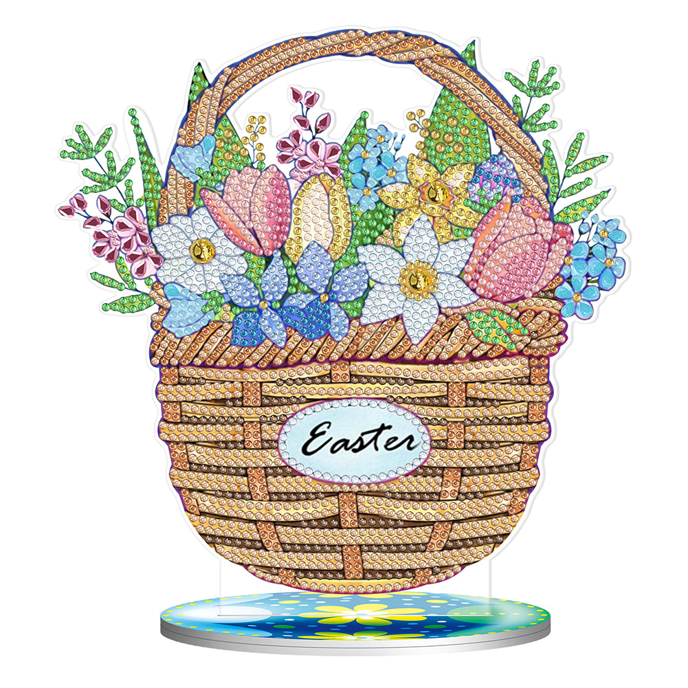 DIY Desk Diamonds Mosaic Ornament Handmade PVC Art Crafts Single Sided Kids Gift