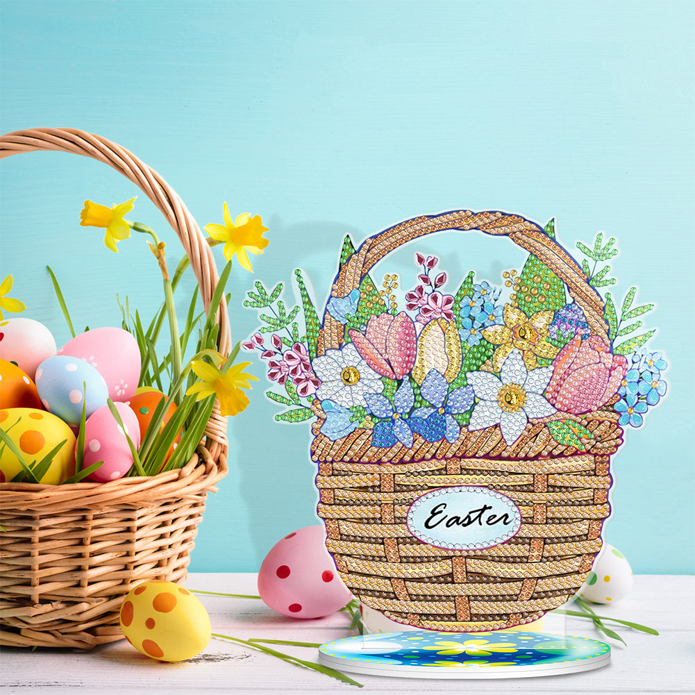 DIY Desk Diamonds Mosaic Ornament Handmade PVC Art Crafts Single Sided Kids Gift