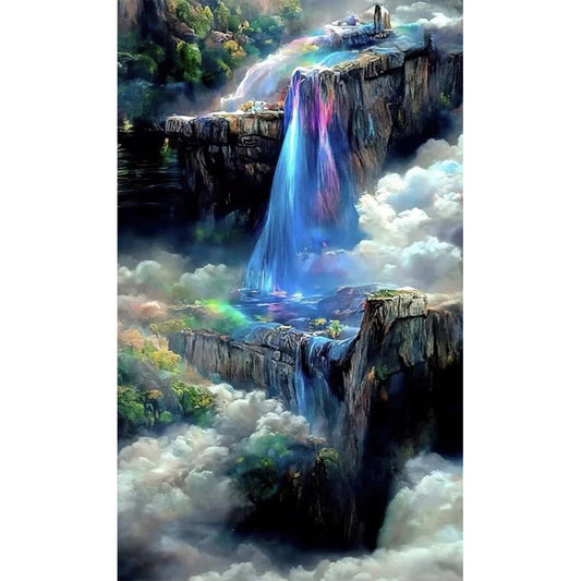 Dream Waterfall - Full Round Drill Diamond Painting 40*70CM