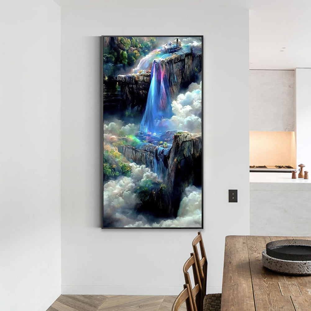 Dream Waterfall - Full Round Drill Diamond Painting 40*70CM