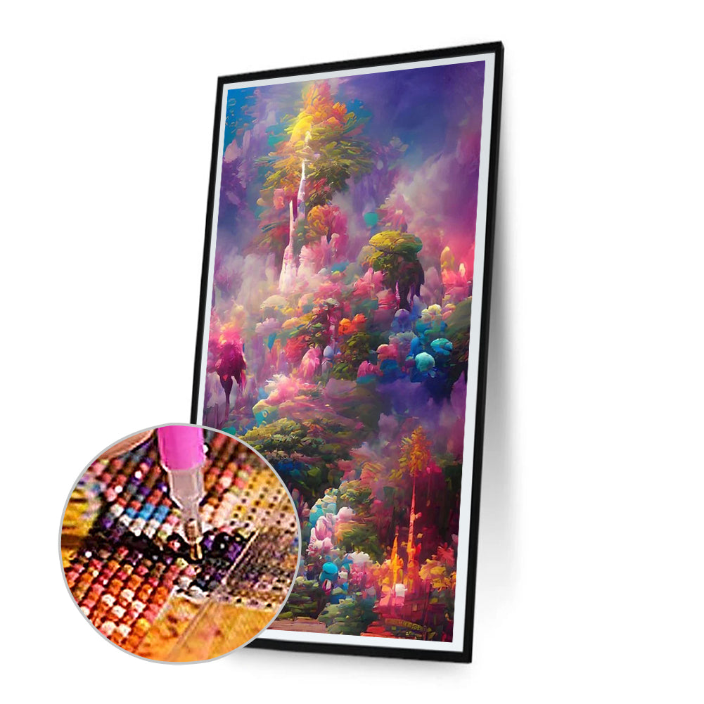 Dream Rainbow Rocks - Full Round Drill Diamond Painting 40*70CM