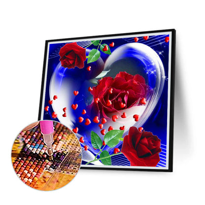 Love Rose - Full Square Drill Diamond Painting 30*30CM