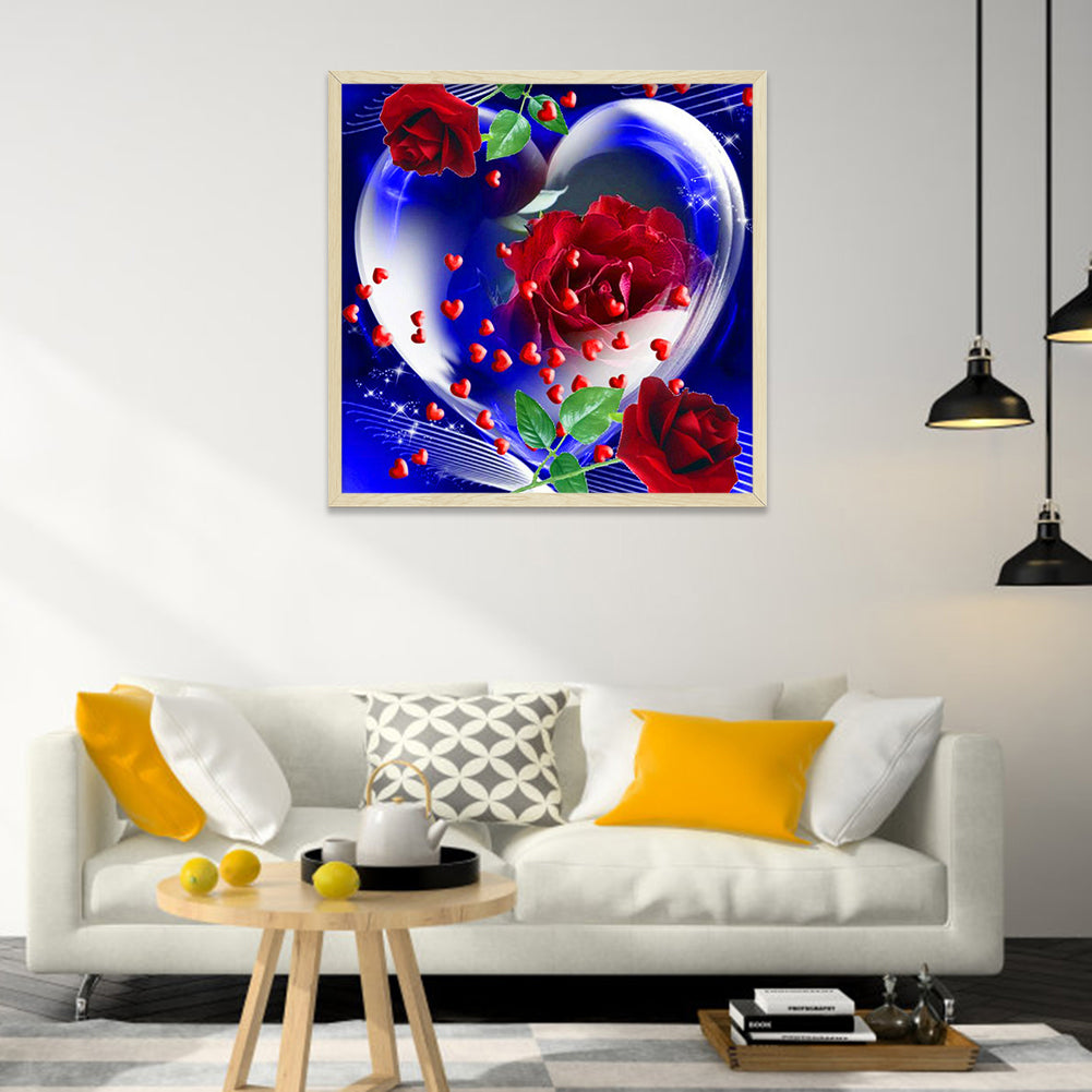 Love Rose - Full Square Drill Diamond Painting 30*30CM