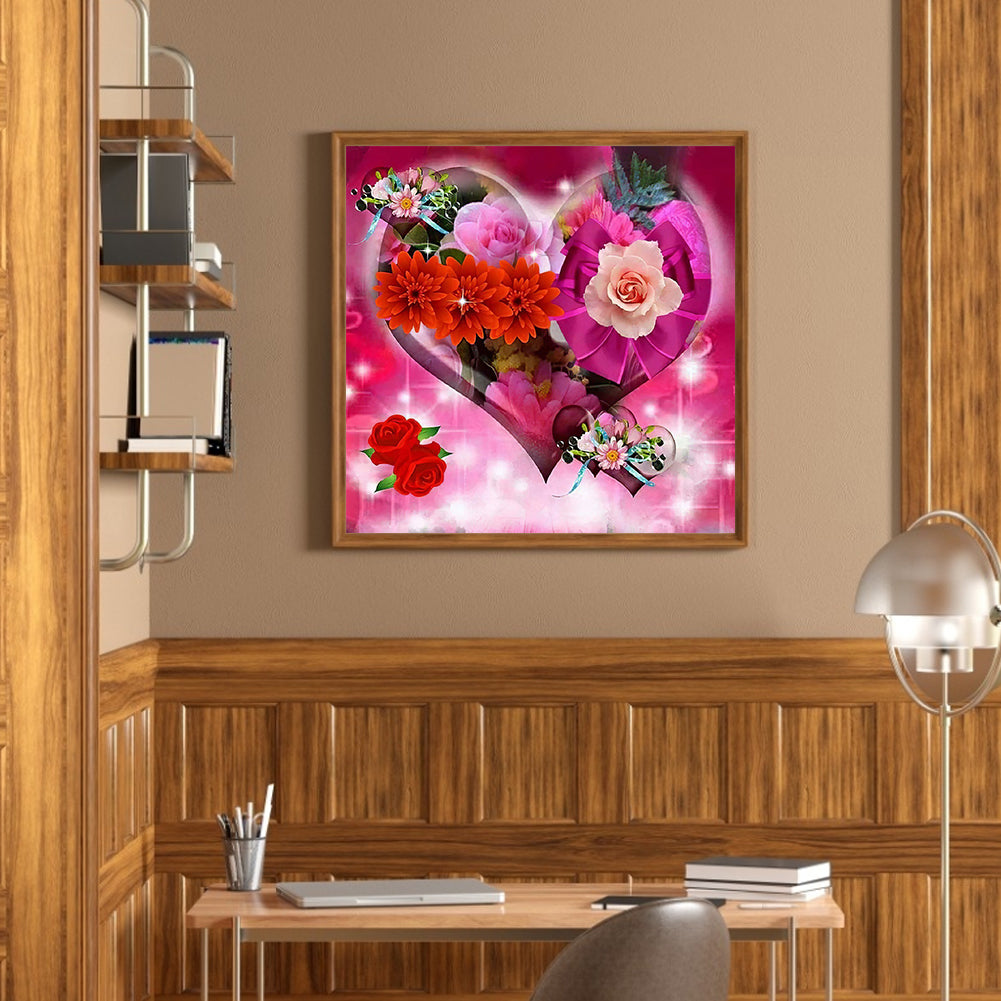 Love Rose - Full Square Drill Diamond Painting 30*30CM