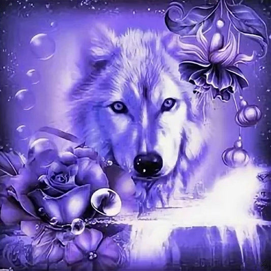 Wolf - Full Round Drill Diamond Painting 40*40CM