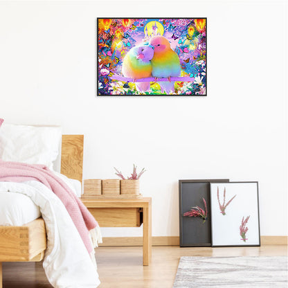 Parrot - Full Round Drill Diamond Painting 50*40CM