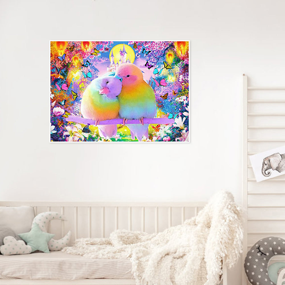 Parrot - Full Round Drill Diamond Painting 50*40CM