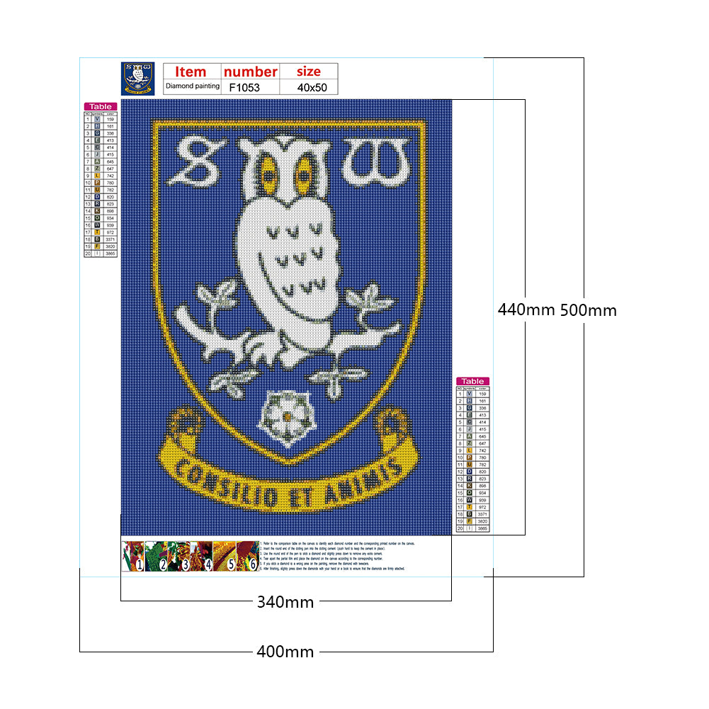 Hillsborough Stadium - Full Square Drill Diamond Painting 40*50CM