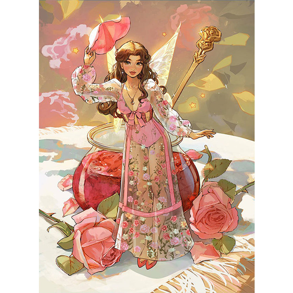 Anime Princess - Full Round Drill Diamond Painting 40*50CM