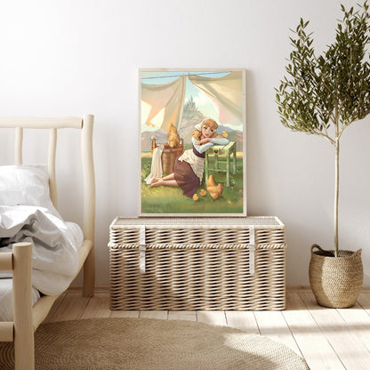 Anime Princess - Full Round Drill Diamond Painting 40*50CM