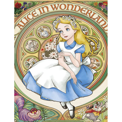 Alice In Wonderland - Full Round Drill Diamond Painting 30*40CM