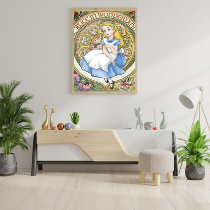 Alice In Wonderland - Full Round Drill Diamond Painting 30*40CM