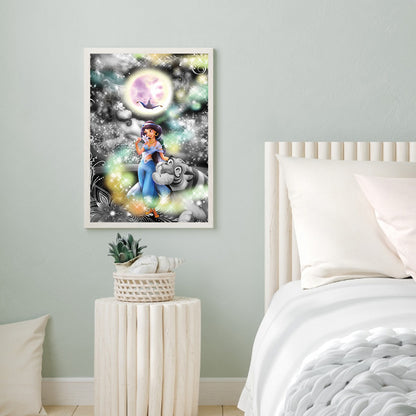 Disney Princess Jasmine - Full Round Drill Diamond Painting 30*40CM