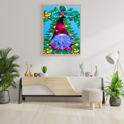 Colorful Christmas Gnomes - Full Round Drill Diamond Painting 30*40CM