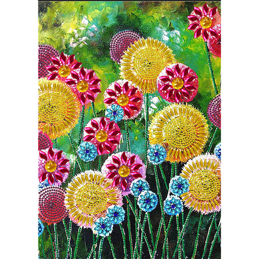 Dandelion - Special Shaped Drill Diamond Painting 30*40CM