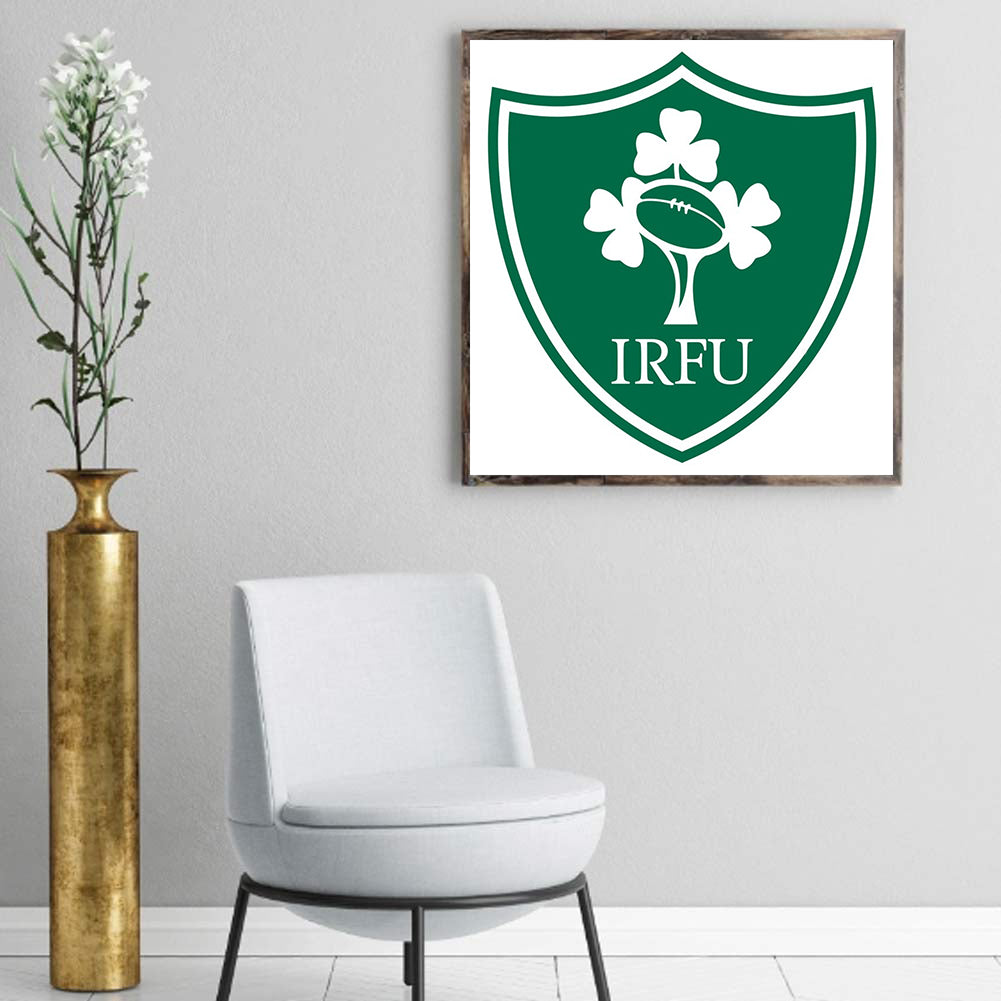 Irish Rugby Union - Full Round Drill Diamond Painting 30*30CM