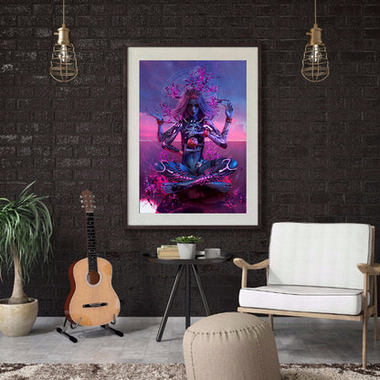 Difficult Mother - Full Round Drill Diamond Painting 30*40CM