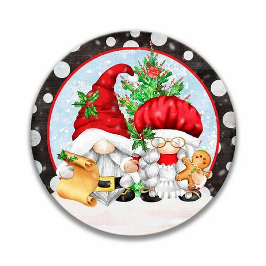 Christmas Gnome - Full Round Drill Diamond Painting 30*30CM