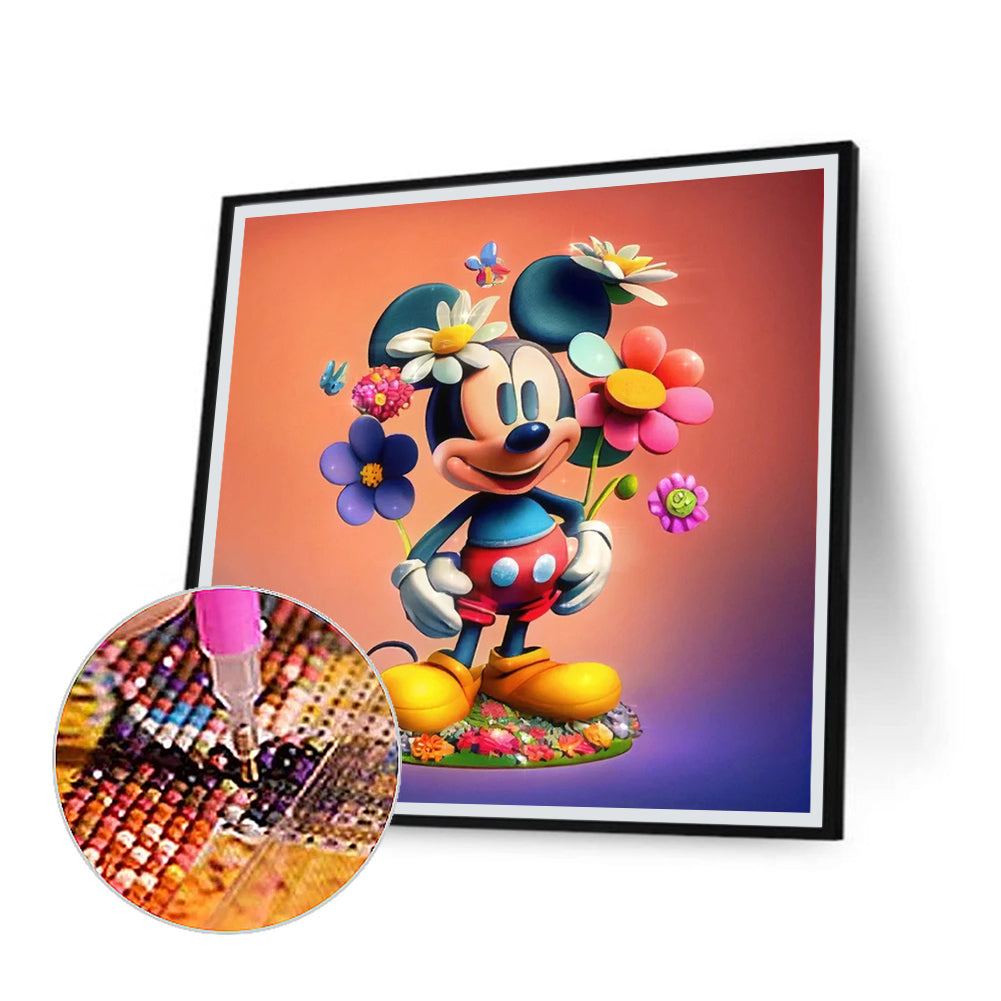 Disney Mickey - Full Round Drill Diamond Painting 40*40CM